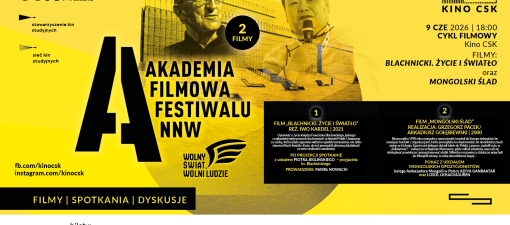 Akademia Filmowa Festiwalu NNW z pokazem filmów o Blachnickim i Mongolii